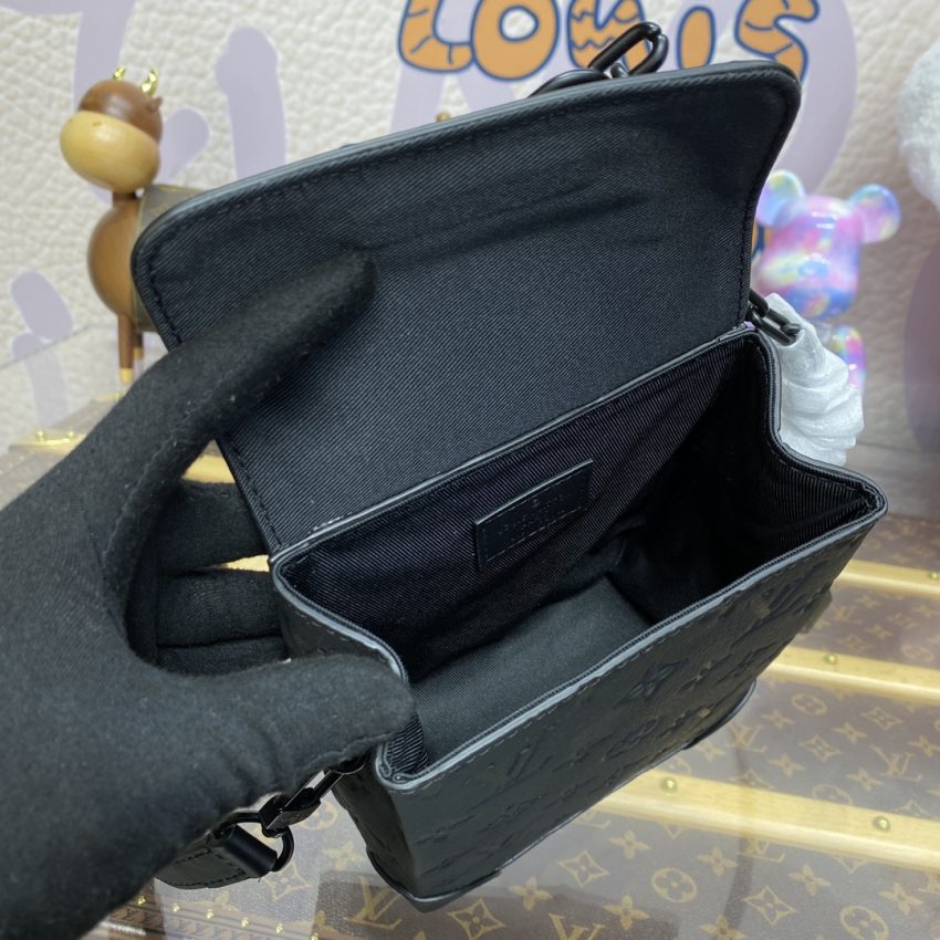 Replica Louis Vuitton Nano Steamer Black 4 Replica Louis Vuitton Nano Steamer Black - best quality luxury bag dupe