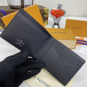 Replica Louis Vuitton Multiple Wallet Black Grid 2 Replica Louis Vuitton Multiple Wallet Black Grid - elite superclone designer purse