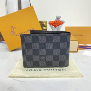 Replica Louis Vuitton Multiple Wallet Black Grid 5 Replica Louis Vuitton Multiple Wallet Black Grid - 1:1 designer replica handbag