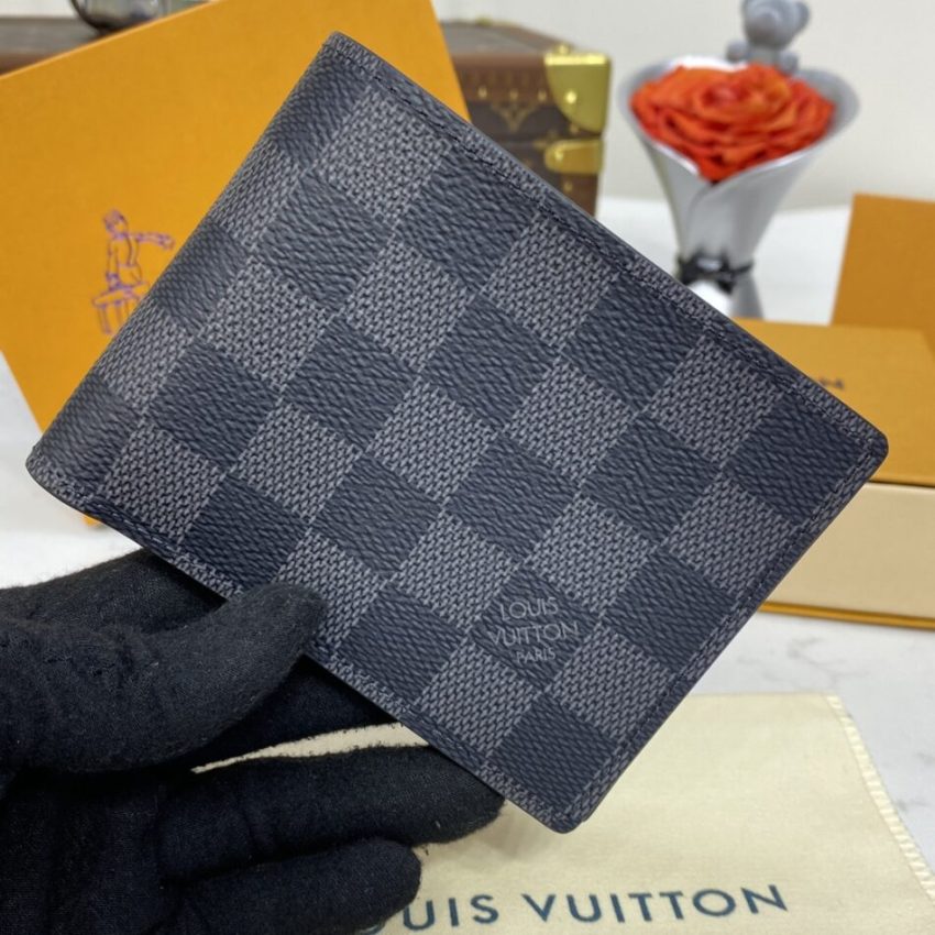 Replica Louis Vuitton Multiple Wallet Black Grid 7 Replica Louis Vuitton Multiple Wallet Black Grid - high-accuracy replica luxury purse