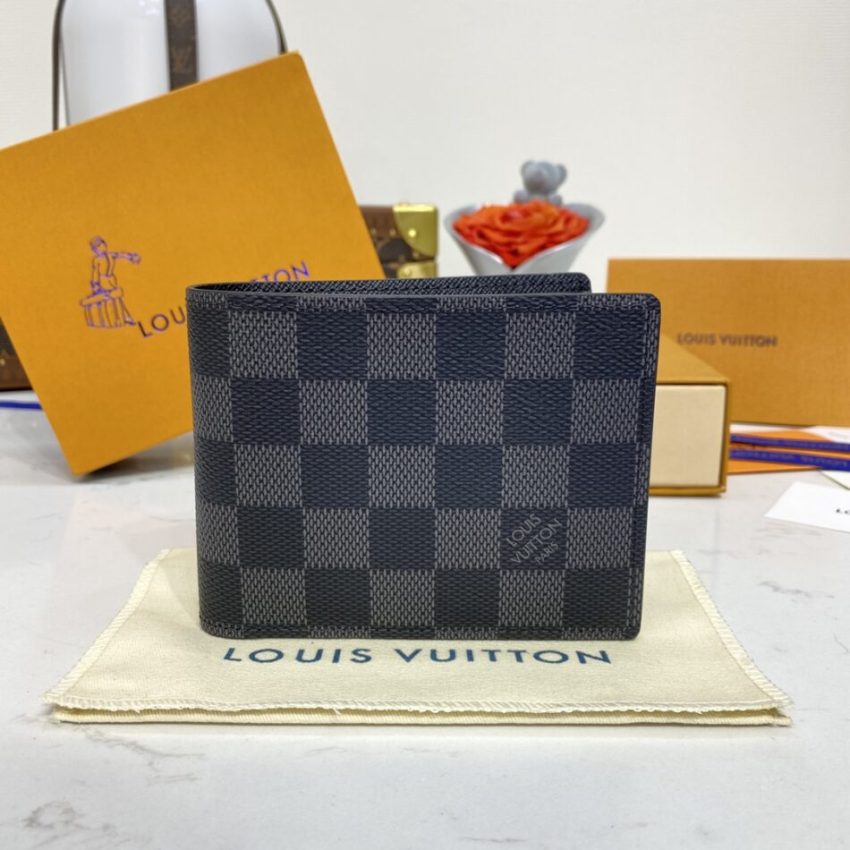 Replica Louis Vuitton Multiple Wallet Black Grid 8 Replica Louis Vuitton Multiple Wallet Black Grid - top-rated replica designer bag