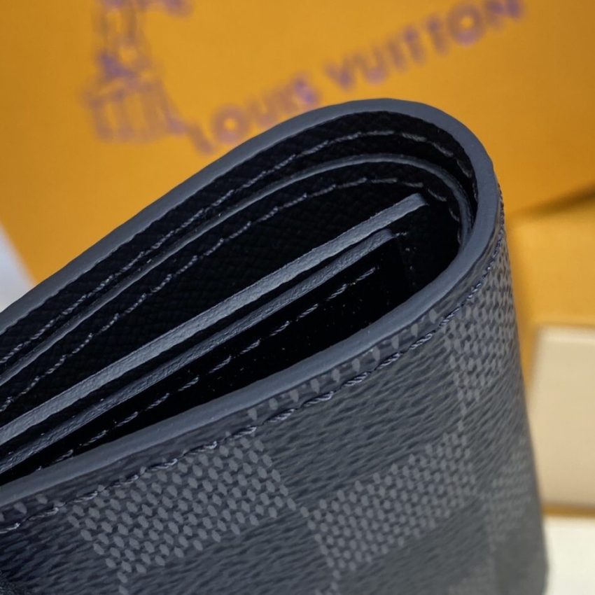 Replica Louis Vuitton Slender Wallet Black Grid 5 Replica Louis Vuitton Slender Wallet Black Grid - near-authentic luxury replica handbag