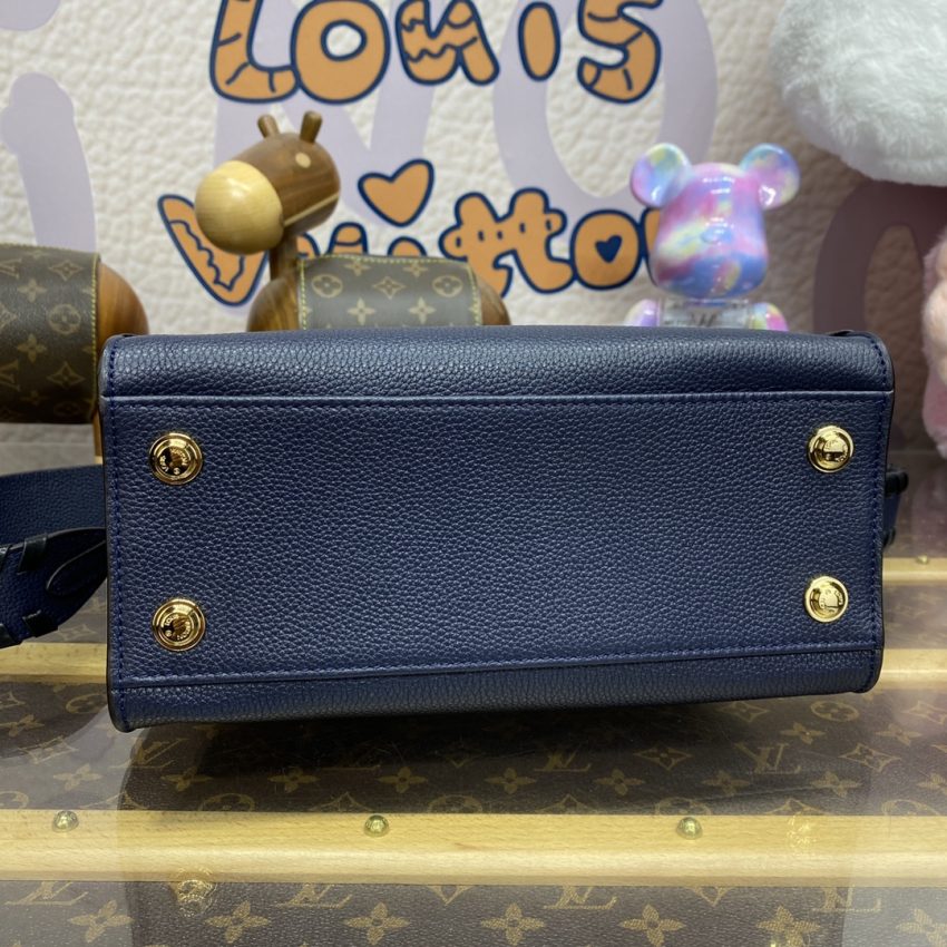 Replica Louis Vuitton On My Side PM Dark Blue 3 Replica Louis Vuitton On My Side PM Dark Blue - realistic designer-inspired fake bag