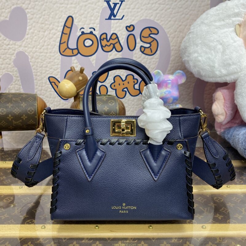 Replica Louis Vuitton On My Side PM Dark Blue 1 Replica Louis Vuitton On My Side PM Dark Blue - premium 1:1 fake handbag model