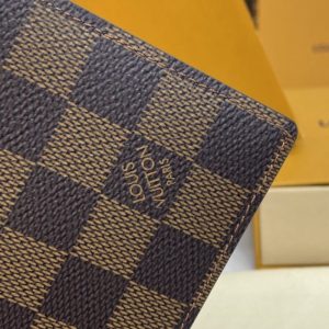 Replica Louis Vuitton Multiple Wallet Brown Grid 3 Replica Louis Vuitton Multiple Wallet Brown Grid - premium 1:1 fake handbag model