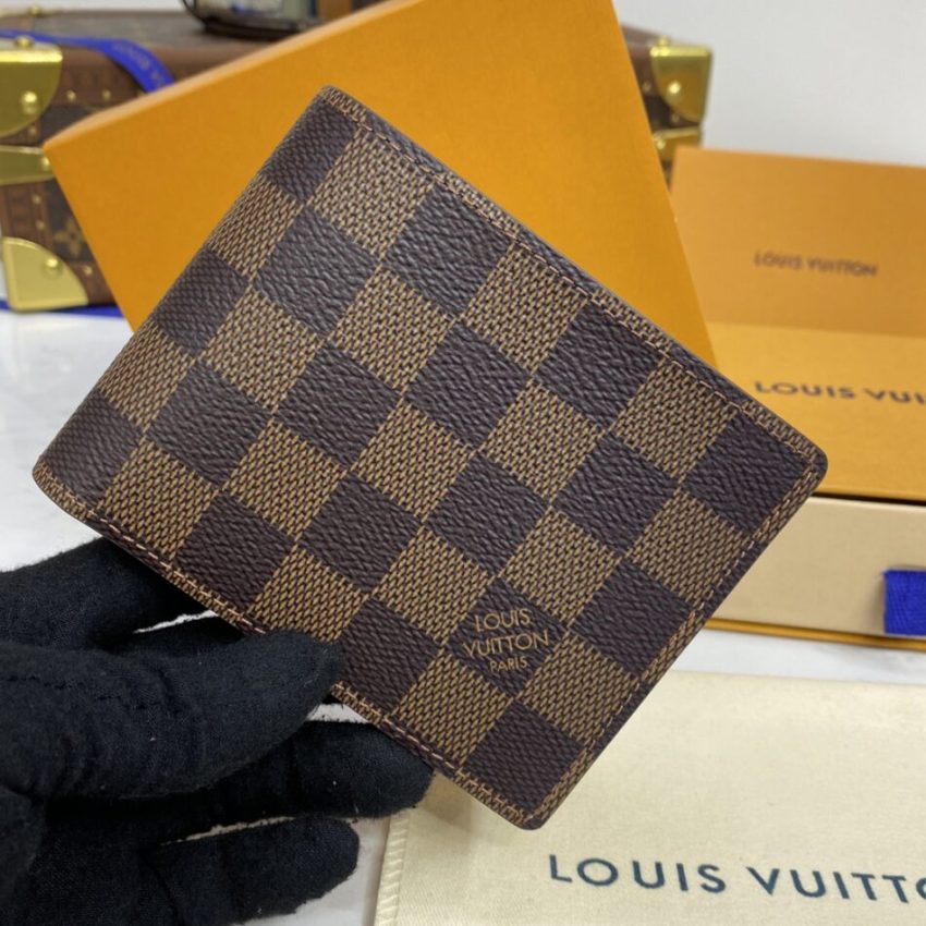 Replica Louis Vuitton Multiple Wallet Brown Grid 5 Replica Louis Vuitton Multiple Wallet Brown Grid - best quality luxury bag dupe
