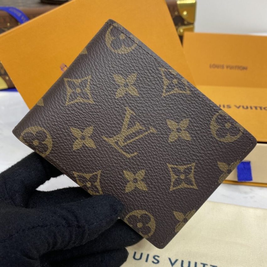 Replica Louis Vuitton Multiple Wallet Brown 5 Replica Louis Vuitton Multiple Wallet Brown - authentic-look luxury purse replica