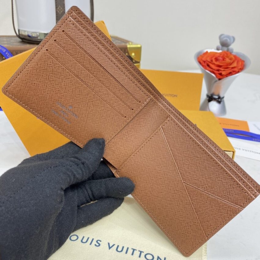 Replica Louis Vuitton Multiple Wallet Brown 2 Replica Louis Vuitton Multiple Wallet Brown - premium-grade designer purse dupe