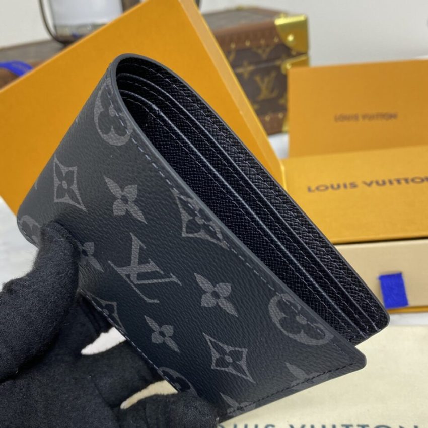 Replica Louis Vuitton Multiple Wallet Black - top-tier luxury replica shoulder bag
