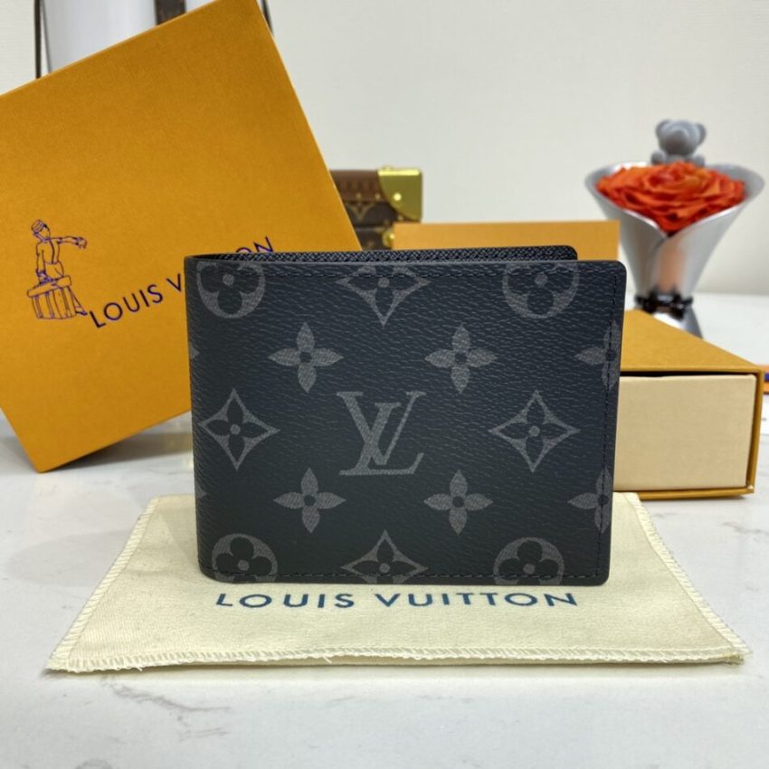 Replica Louis Vuitton Multiple Wallet Black - top-tier luxury replica shoulder bag