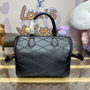 Replica Louis Vuitton Speedy Bandouliere 25 Full Black 3 Replica Louis Vuitton Speedy Bandouliere 25 Full Black - high-end fake designer purse