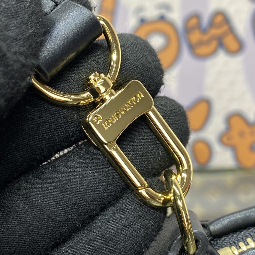 Replica Louis Vuitton Speedy Bandouliere 25 Full Black 4 Replica Louis Vuitton Speedy Bandouliere 25 Full Black - authentic-look luxury purse replica
