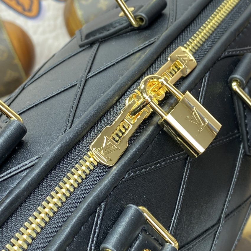 Replica Louis Vuitton Speedy Bandouliere 25 Full Black 8 Replica Louis Vuitton Speedy Bandouliere 25 Full Black - 1:1 designer replica handbag