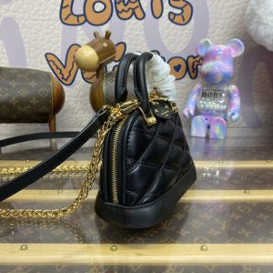 Replica Louis Vuitton Alma Nano Black 4 Replica Louis Vuitton Alma Nano Black - elite superclone designer purse