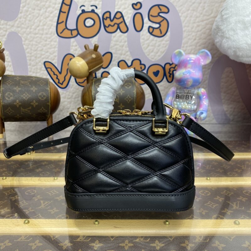Replica Louis Vuitton Alma Nano Black 2 Replica Louis Vuitton Alma Nano Black - top-rated replica designer bag