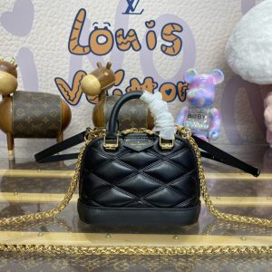 Replica Louis Vuitton Alma Nano Black 3 Replica Louis Vuitton Alma Nano Black - top-rated replica designer bag