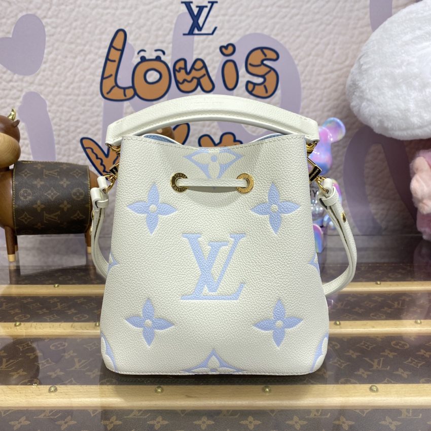 Replica Louis Vuitton NeoNoe BB White Sky Blue 8 Replica Louis Vuitton NeoNoe BB White Sky Blue - best-selling designer handbag dupe