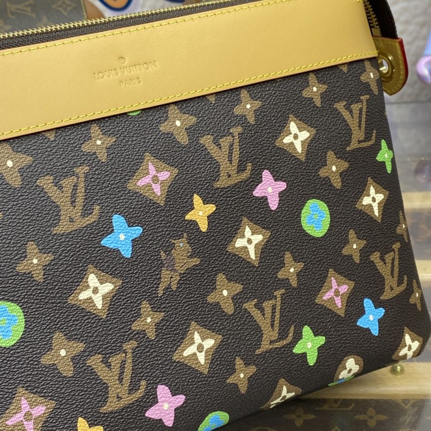 Replica Louis Vuitton Pochette Voyage Brown - best quality luxury bag dupe