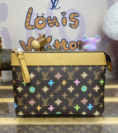 Replica Louis Vuitton Pochette Voyage Brown - premium-grade designer purse dupe