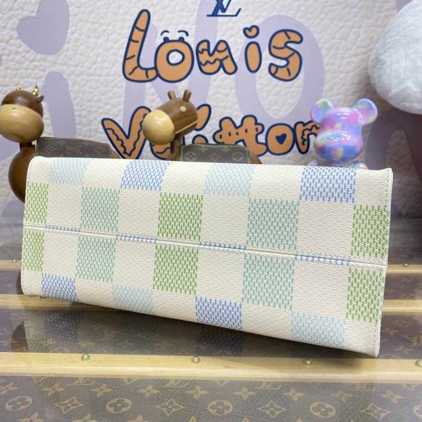 Replica LV OnTheGo Green Grid 2 Replica LV OnTheGo Green Grid - top-rated replica designer bag
