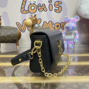 Replica Louis Vuitton Twist West Pochette Black 9 Replica Louis Vuitton Twist West Pochette Black - top-tier luxury replica shoulder bag