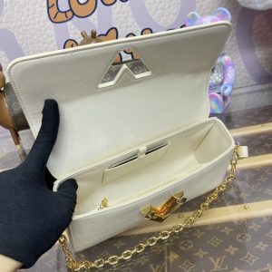 Replica Louis Vuitton Twist West Pochette White 2 Replica Louis Vuitton Twist West Pochette White - near-authentic luxury replica handbag