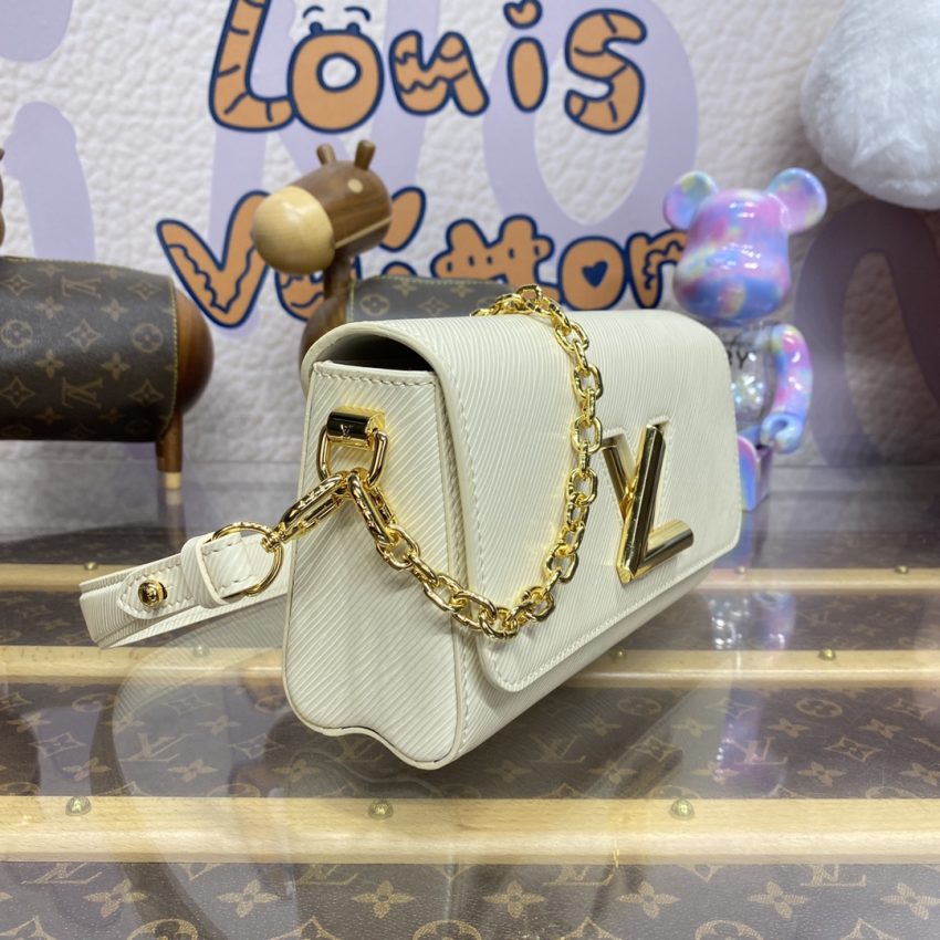 Replica Louis Vuitton Twist West Pochette White 5 Replica Louis Vuitton Twist West Pochette White - top-tier luxury replica shoulder bag