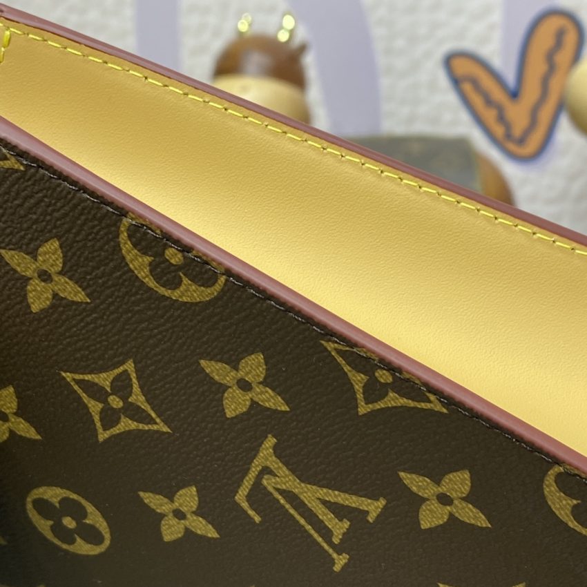 Replica Louis Vuitton Pochette Voyage Canvas Brown 3 Replica Louis Vuitton Pochette Voyage Canvas Brown - realistic designer-inspired fake bag