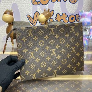 Replica Louis Vuitton Pochette Voyage Canvas Brown 7 Replica Louis Vuitton Pochette Voyage Canvas Brown - top-tier luxury replica shoulder bag