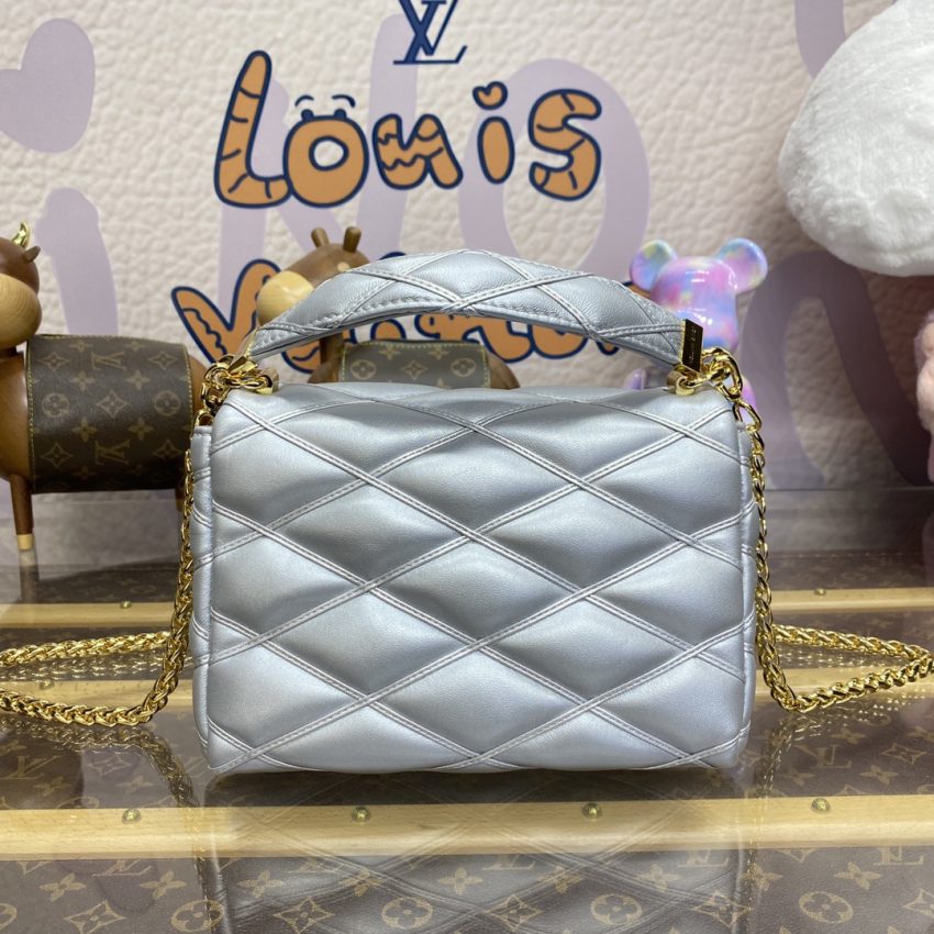 Replica Louis Vuitton Go-14 Silver 6 Replica Louis Vuitton Go-14 Silver - best quality luxury bag dupe