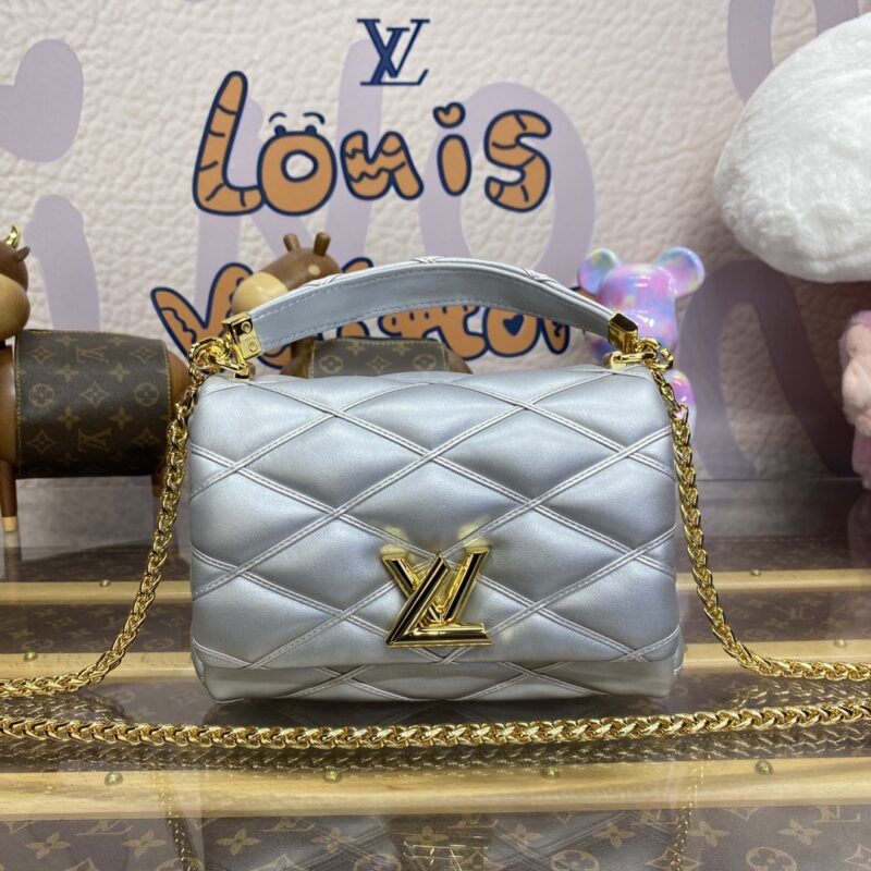Replica Louis Vuitton Go-14 Silver 1 Replica Louis Vuitton Go-14 Silver - 1:1 designer replica handbag