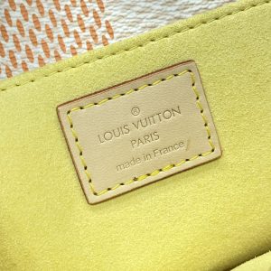 Replica Louis Vuitton Pochette Metis East West Pink Grid - high-accuracy replica luxury purse