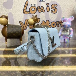 Replica Louis Vuitton Twist West Pochette Blue 5 Replica Louis Vuitton Twist West Pochette Blue - realistic designer-inspired fake bag