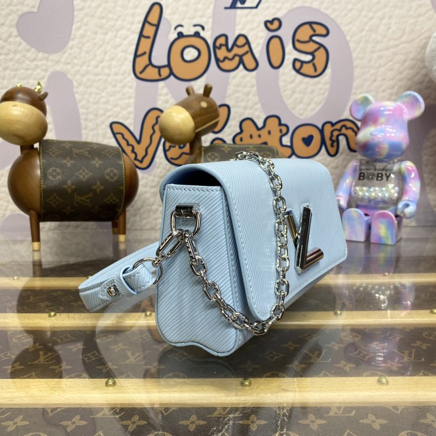 Replica Louis Vuitton Twist West Pochette Blue 5 Replica Louis Vuitton Twist West Pochette Blue - realistic designer-inspired fake bag