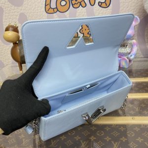 Replica Louis Vuitton Twist West Pochette Blue 6 Replica Louis Vuitton Twist West Pochette Blue - premium 1:1 fake handbag model