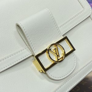 Replica Louis Vuitton Dauphine MM White 2 Replica Louis Vuitton Dauphine MM White - ultra-realistic fake designer tote