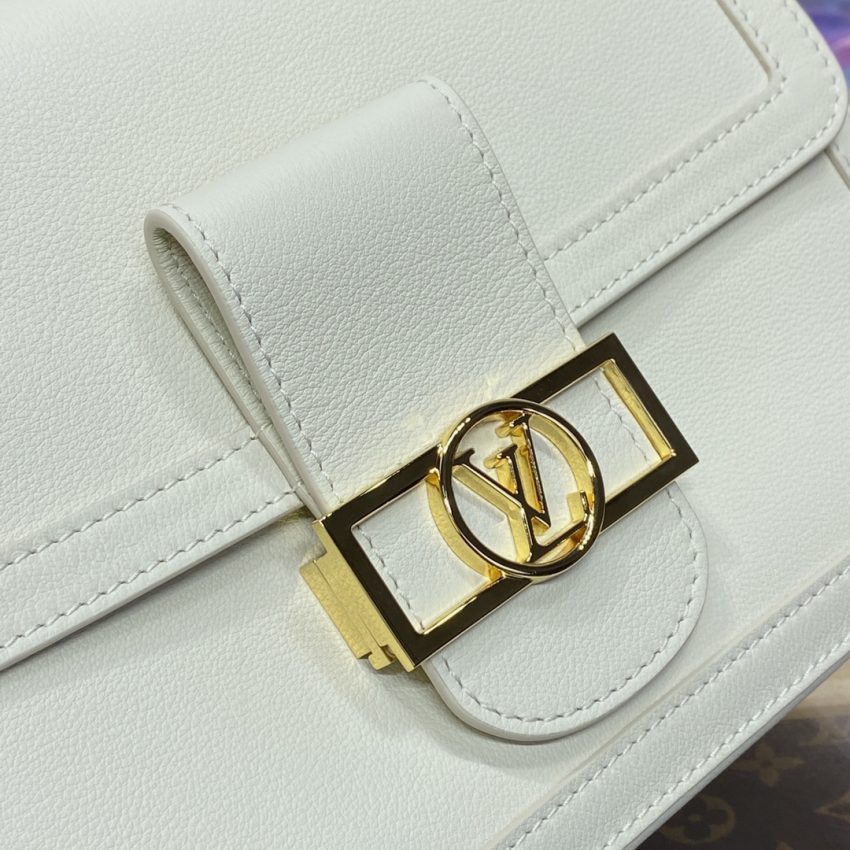 Replica Louis Vuitton Dauphine MM White 2 Replica Louis Vuitton Dauphine MM White - ultra-realistic fake designer tote