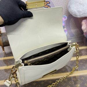 Replica Louis Vuitton Dauphine MM White 8 Replica Louis Vuitton Dauphine MM White - best quality luxury bag dupe