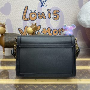 Replica Louis Vuitton Dauphine MM Black 2 Replica Louis Vuitton Dauphine MM Black - top-tier luxury replica shoulder bag