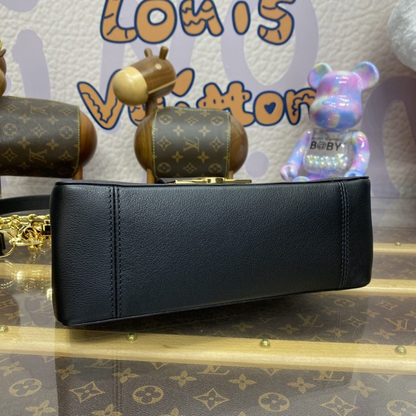 Replica Louis Vuitton Dauphine MM Black 6 Replica Louis Vuitton Dauphine MM Black - best-selling designer handbag dupe