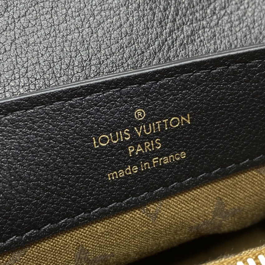 Replica Louis Vuitton Dauphine MM Black 7 Replica Louis Vuitton Dauphine MM Black - best quality luxury bag dupe