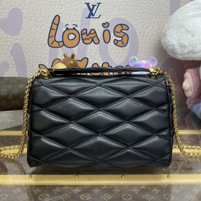 Replica Louis Vuitton Go-14 Full Black 7 Replica Louis Vuitton Go-14 Full Black - authentic-look luxury purse replica
