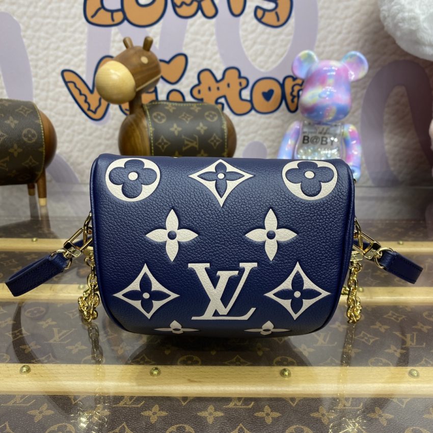 Replica Louis Vuitton Bumbag Mini Blue 2 Replica Louis Vuitton Bumbag Mini Blue - high-end fake designer purse