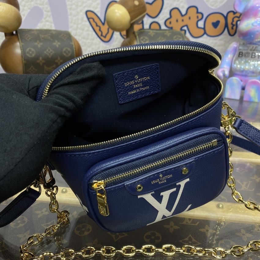 Replica Louis Vuitton Bumbag Mini Blue 3 Replica Louis Vuitton Bumbag Mini Blue - best quality luxury bag dupe