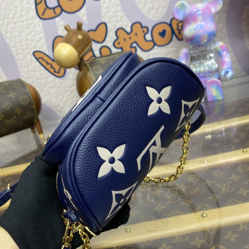 Replica Louis Vuitton Bumbag Mini Blue 8 Replica Louis Vuitton Bumbag Mini Blue - premium-grade designer purse dupe