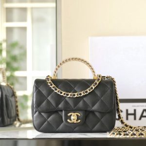 Replica CHANEL CF 19 cm Handle Black 1 Replica CHANEL CF 19 cm Handle Black - top-rated replica designer bag