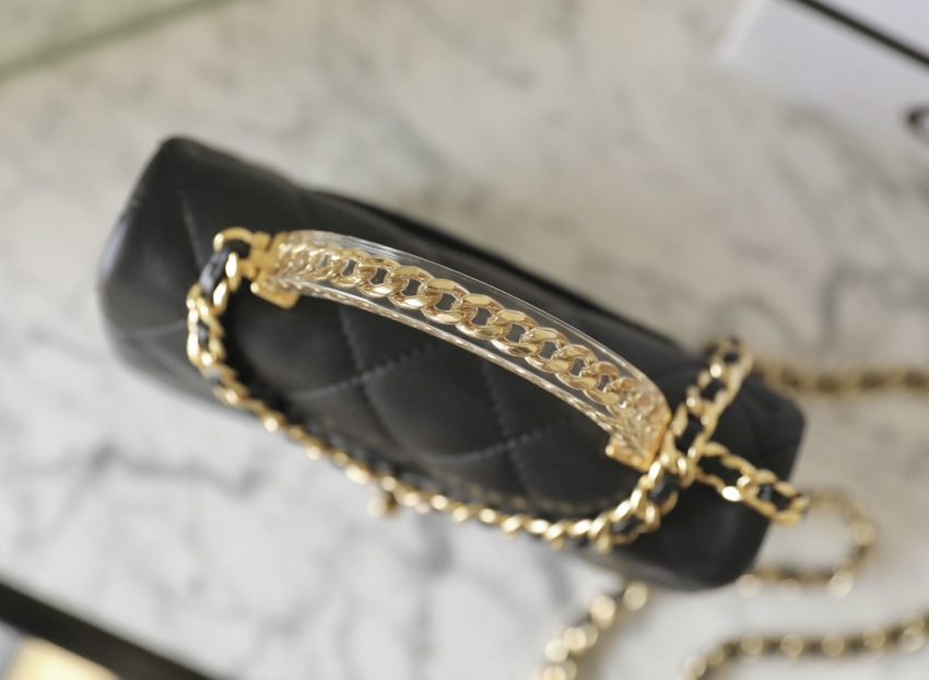Replica CHANEL CF 19 cm Handle Black 6 Replica CHANEL CF 19 cm Handle Black - top-rated replica designer bag