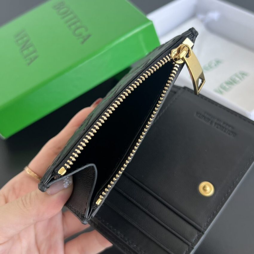 Replica Bottega Veneta Bifold Zipper Wallet - top-tier luxury replica shoulder bag