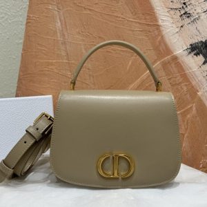 Replica Dior 30 Montaigne Avenue Top Handle Brown - best quality luxury bag dupe