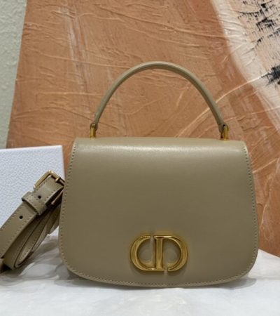 Replica Dior 30 Montaigne Avenue Top Handle Brown - best quality luxury bag dupe